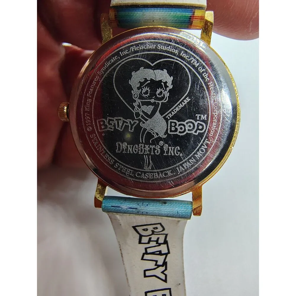Betty Boop Ding Bats 1997 Women's Rare Vintage Watch